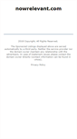 Mobile Screenshot of nowrelevant.com